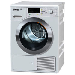 Miele TKG 840 Freestanding Heat Pump Tumble Dryer, 8kg Load, A+++ Energy Rating, White